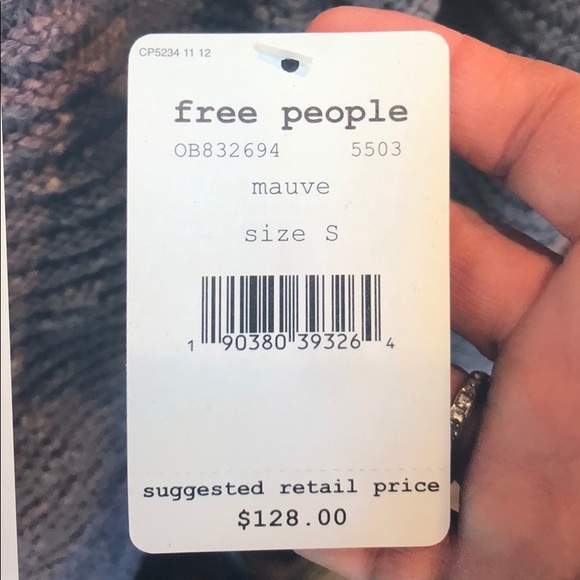 Free People Mauve Sweater Ob832694 